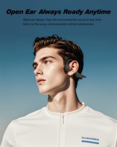 Purchase Bone Conduction Headphones,Open Ear Sport Headphones with Mic, Premium Loud Sound 8Hrs Playtime Bluetooth 5.3 Headphones, IP56 Waterproof Sports activities Headset for Working, Biking,Health - Greatest Value India | AskMeFlash - Image 6