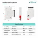 Purchase Finery® 63A WiFi Good Change with Energy Monitoring for EV Charger, AC, Geyser, Water Pump, Room Heater Heavy Obligation - Timer, Scheduler, Works Offline, family electrical energy utilization monitoring - Finest Value India | AskMeFlash - Image 7