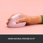 Purchase Logitech Carry Vertical Ergonomic Mouse, Wi-fi, Bluetooth or Logi Bolt USB Receiver, Quiet clicks, 4 Buttons, Suitable with Home windows/macOS/iPadOS, Laptop computer, PC - Rose - Finest Worth India | AskMeFlash - Image 3