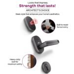 Purchase Godrej Good Lock I GSL D1R | 3 in 1 Digital Lock I Fingerprint, Cell App & BLE | 360° Biometric | Perfect for Single Picket Doorways I 3 Yrs Guarantee I Made in India | | Black - Finest Worth India | AskMeFlash - Image 3