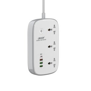Purchase Acer PowerHub Good | 3 AC Retailers, 4 USB Ports (1 Sort-C,3 Sort-A) | Wi-Fi Good Energy Strip, 1500W Output | App & Voice Management | Surge Safety |Overload Security Safety | Distant Timer Management – Finest Worth India | AskMeFlash