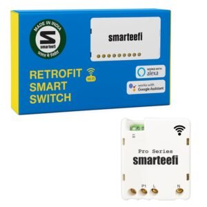Purchase Smarteefi WiFi 1 Node 16A Sensible Swap (PRO-SERIES) with Energy Monitoring, Retrofit Sensible Swap for Residence Automation, No hub required, Suitable with Alexa & Google Residence (1 Node-16A Power Monitor) – Greatest Value India | AskMeFlash