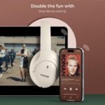 Purchase Noise Airwave Max 4 Wi-fi Over Ear Headphones with 70H Playtime, ENC, 40mm Driver, Low Latency(as much as 40ms), Twin Pairing, BT v5.4 (Calm Beige) - Finest Worth India | AskMeFlash - Image 4