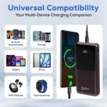 Purchase pTron Dynamo Bolt 20000mAh 35W Tremendous Quick Charging, USB Kind-C Enter Energy Financial institution Appropriate with QC3.0/PD3.0 (Energy Supply),Constructed-in Charging Cables,4 Charging Outputs,Kind-C Enter/Output Port(Brown) - Finest Worth India | AskMeFlash - Image 7