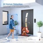 Purchase Wi-fi Video Doorbell Digital camera, 2.4G WiFi Solely, Indoor/Outside Surveillance, Sensible AI Human Detection, 2-Method Speak, Evening Imaginative and prescient, Dwell View, Cloud Storage (Offered Individually) - Finest Worth India | AskMeFlash - Image 6