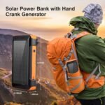 Purchase Photo voltaic Energy Financial institution 20000mAh In-built Hand Crank and 4 Cables,22.5W Quick Cost Energy Financial institution Photo voltaic Moveable Charger LEDs Flashlight,Quick Charging Battery Pack for Outside Tenting Survival Gear - Greatest Worth India | AskMeFlash - Image 5