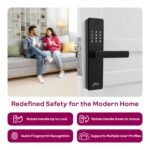 Purchase Godrej Sensible Lock | Catus Benefit | 4 in 1 Predominant Door Digital Lock | 4 Entry Modes | Fingerprint, RFID, PIN, Key |for Dwelling & Workplaces | Matte Black | 3Yrs Guarantee - Greatest Worth India | AskMeFlash - Image 8