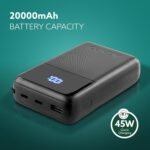 Purchase AGARO Spark 20000 mAh Compact Energy Financial institution, 45W PD & 22.5W QC Output for Smartphones, Moveable, USB A & PD Output, USB C Enter, Superfast Cost Know-how for Android, iPhones, Tablets & Headphones - Finest Value India | AskMeFlash - Image 2