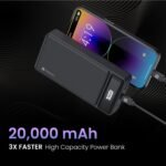 Purchase Portronics Luxcell B 20K Superior 20000 mAh Energy Financial institution with 22.5W Max Output, LED Battery Show, 22.5w Mach USB-A , 20w Kind C PD Output, Kind C Enter, Wake Up Button, Black - Finest Value India | AskMeFlash - Image 3