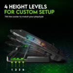 Purchase SpinBot Airflow X10 Laptop computer Cooling Pad with Twin Followers | Low Noise 30dB | 4-Degree Adjustable Stand | 2 USB Ports with Velocity Management | Cooling Stand for Gaming & Work Laptops as much as 17" - Greatest Worth India | AskMeFlash - Image 3