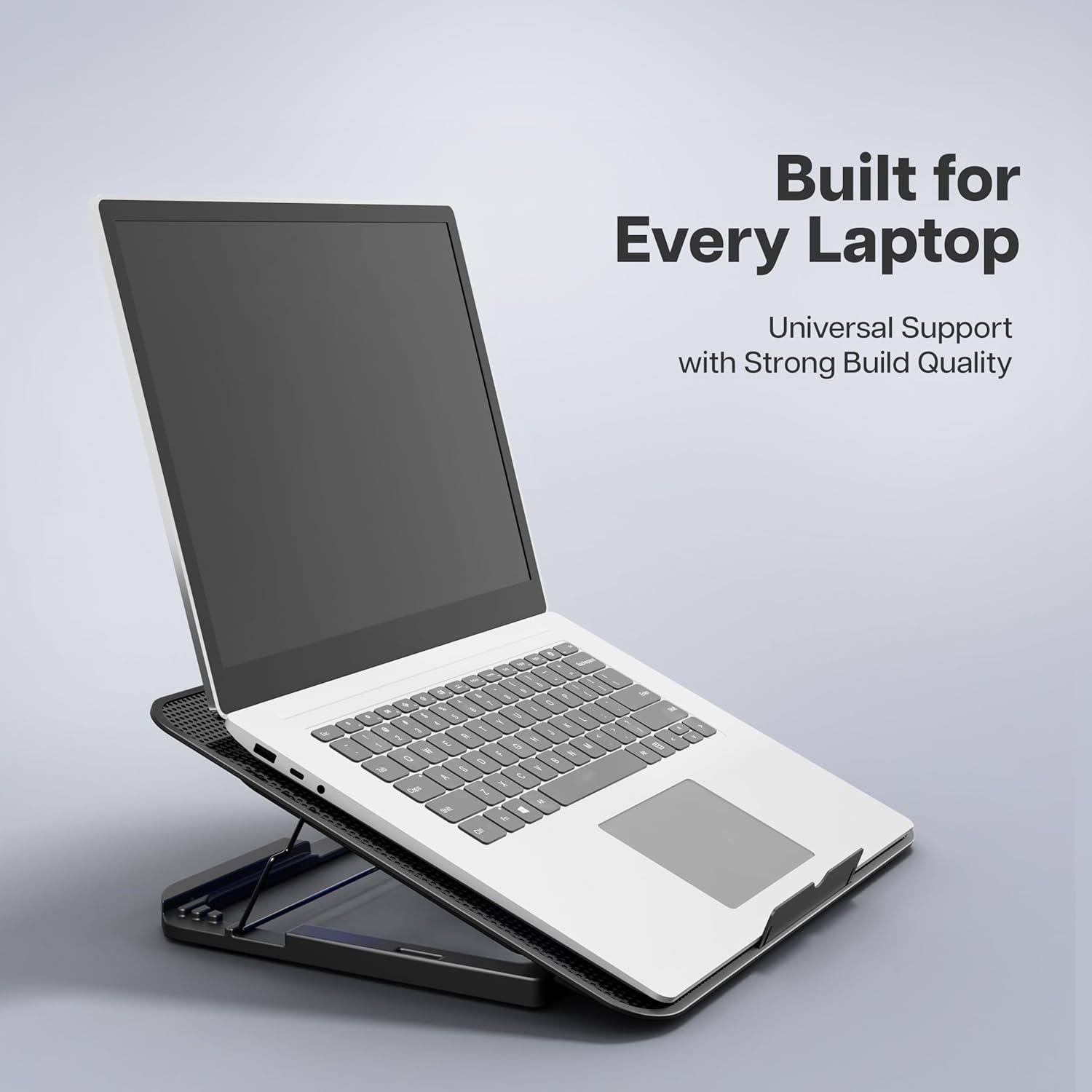 Purchase Geonix CoolZ 6 Fan Laptop computer Cooling Pad | Highly effective coooling | Common Help as much as 17-Inch|Helps as much as 5kg | 6 Adjustable Heights As much as 134mm| Cellular Telephone Stand (Black & Blue) - Greatest Value India | AskMeFlash - Image 5