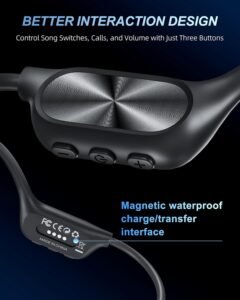 Purchase Bone Conduction Headphones, IPX8 Waterproof Swimming Headphones for Swimmer, Runners, Exerciser, Cyclists, Light-weight Open Ear Headphones, Wi-fi Bluetooth 5.3 with Constructed-in 32GB MP3 Participant - Finest Value India | AskMeFlash - Image 4