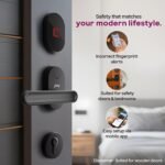 Purchase Godrej Good Lock I GSL D1R | 3 in 1 Digital Lock I Fingerprint, Cell App & BLE | 360° Biometric | Perfect for Single Picket Doorways I 3 Yrs Guarantee I Made in India | | Black - Finest Worth India | AskMeFlash - Image 4