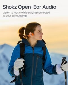 Purchase SHOKZ Openrun Professional 2 Bone Conduction Sports activities Headphones, Open Ear Wi-fi Earphones with Bluetooth 5.3, Noise Cancelling Mics, IP55 Waterproof, 12H Playtime for Operating, USB-C Fast Cost (Orange) - Finest Value India | AskMeFlash - Image 5