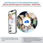 Purchase Wi-fi Video Doorbell Digital camera, 2.4G WiFi Solely, Indoor/Outside Surveillance, Sensible AI Human Detection, 2-Method Speak, Evening Imaginative and prescient, Dwell View, Cloud Storage (Offered Individually) - Finest Worth India | AskMeFlash - Image 5
