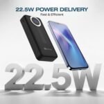 Purchase BonKaso 10000mAh Energy Financial institution 22.5W PD Quick Charging with Constructed-in 2-in-1 Sort C & Lightning Cable, Digital Show, Twin USB Output, Compact Moveable Charger for Android, iPhone, Tablets – Black - Finest Worth India | AskMeFlash - Image 4