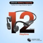 Purchase Wecool Moonwalk M2 Bone Conduction Headphones, V5.3 Bluetooth Earphones with IPX6 Sweat & Splash Resistance, Open Ear Headphones for Ear Well being & Consolation, Ideally suited for Sports activities, Operating, Climbing, Biking - Finest Value India | AskMeFlash - Image 4