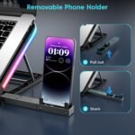 Purchase Sounce Snowstorm Professional Laptop computer Cooling Pad | 6 Excessive-Pace Followers | 7 RGB Modes | Adjustable Peak | Quiet 1800-2400 RPM Operation | Twin USB Ports | Suits Laptops as much as 17.3 Inches - Greatest Value India | AskMeFlash - Image 6