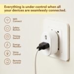 Purchase AGARO Regency 16A Wi-Fi Sensible Plug with Power Monitoring & App Management, Voice Management for Geyser, AC & Heavy Home equipment, Timer & Scheduling, Suitable with Alexa & Google Assistant – White - Finest Value India | AskMeFlash - Image 7