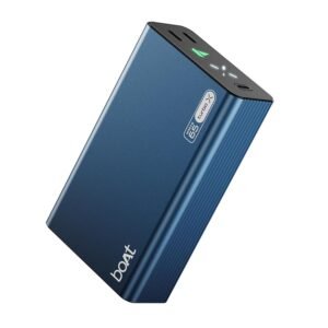 Purchase Boat EnergyShroom PB465 Turbo X 20000mAh Energy Financial institution, 65W Turbo Quick Charging, Twin Kind-C 2-Approach Ports, LED Battery & Charging Indicators, Compact & Light-weight for Laptop computer & Cell (Navy Blue) – Finest Worth India | AskMeFlash