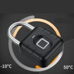 Purchase LAVNA Sensible Biometric Padlock with 2-Means Entry: Fingerprint, Cellular App, IP67 Waterproof for Doorways, Luggage, Suitcase, Storage, Cupboard, Warehouse & Shutter (Small), Black - Finest Worth India | AskMeFlash - Image 7