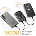 Purchase Ambrane MagSafe Wi-fi 10000mAh Quick Charging Energy Financial institution with Cell Stand, Robust Magnet, 22.5W Output for iPhone 12 & Above, Android & Different Qi Enabled Gadget + Magnetic Ring (Mount, Blue) - Finest Worth India | AskMeFlash - Image 6