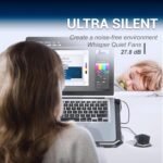 Purchase Dracula 60 Laptop computer Cooling Pad, Gaming Laptop computer Cooler with 6 * 1 Fairly Followers, Fan Velocity Controller 5 Top Adjustable Angle 2 USB Ports Suitable for Laptop computer, Pocket book as much as 17” - Greatest Worth India | AskMeFlash - Image 5