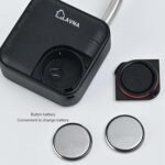 Purchase LAVNA Sensible Biometric Padlock with 2-Means Entry: Fingerprint, Cellular App, IP67 Waterproof for Doorways, Luggage, Suitcase, Storage, Cupboard, Warehouse & Shutter (Small), Black - Finest Worth India | AskMeFlash - Image 9