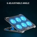 Purchase Dracula 60 Laptop computer Cooling Pad, Gaming Laptop computer Cooler with 6 * 1 Fairly Followers, Fan Velocity Controller 5 Top Adjustable Angle 2 USB Ports Suitable for Laptop computer, Pocket book as much as 17” - Greatest Worth India | AskMeFlash - Image 7