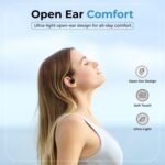 Purchase WeCool Moonwalk M1 Bone Conduction Open Ear Headphones, 5.4 Bluetooth Earphones, IPX5 Water & Sweatproof Consolation-fit Earphones with Ear Hook, Ideally suited for Biking, Mountain climbing, Sports activities, Gymnasium, Exercise- Black - Finest Value India | AskMeFlash - Image 2