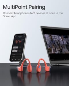 Purchase SHOKZ OpenSwim Professional Bone Conduction Sports activities Headphones, IP68 Waterproof Open-Ear Wi-fi Earphones with Bluetooth 5.4, 32GB of MP3 Storage, Noise Cancelling Mics, 9h Playtime for Working, Swimming-Pink - Greatest Worth India | AskMeFlash - Image 9