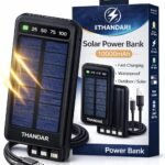 Purchase THANDAR 10000mAh Photo voltaic Energy Financial institution Quick Charging Waterproof Twin USB with LED Show, Outside Transportable Charger with Kind-C Cable – Finest Value India | AskMeFlash