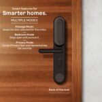 Purchase Godrej Good Lock I GSL D1R | 3 in 1 Digital Lock I Fingerprint, Cell App & BLE | 360° Biometric | Perfect for Single Picket Doorways I 3 Yrs Guarantee I Made in India | | Black - Finest Worth India | AskMeFlash - Image 5