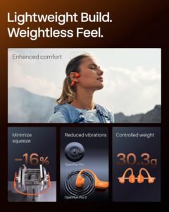 Purchase SHOKZ Openrun Professional 2 Bone Conduction Sports activities Headphones, Open Ear Wi-fi Earphones with Bluetooth 5.3, Noise Cancelling Mics, IP55 Waterproof, 12H Playtime for Operating, USB-C Fast Cost (Orange) - Finest Value India | AskMeFlash - Image 7
