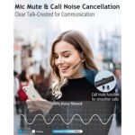 Purchase MONODEAL Bone Conduction Headphones with Mic,Open Ear Headphones Wi-fi Bluetooth 5.1/Mute Perform/Multi-Level Succesful,Air Conduction Headphones with Noise Canceling Mic,for Driving House Workplace - Finest Value India | AskMeFlash - Image 2