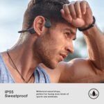 Purchase Bone Conduction Headphones, 12 Hours Playtime Bluetoeth 5.3 Headset Open Ear Wi-fi Earphone - IP55 Sweatproof Constructed-in Mic,Good for Operating Biking Climbing Exercises(Black) - Finest Value India | AskMeFlash - Image 6