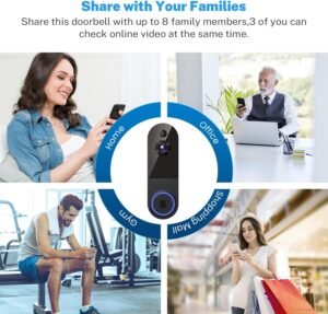 Purchase Suicune Video Doorbell Digicam Wi-fi with Chime, AI Human Detection, 2-Approach Discuss, 2.4G Wi-Fi, Cloud Storage, Battery Powered, Indoor Outside Surveillance - Finest Worth India | AskMeFlash - Image 5