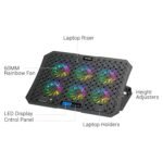 Purchase Ant Esports NC210 Gaming Laptop computer Cooler for 10–15.6 Inch Laptops | Laptop computer Cooling Pad RGB with 6 Followers | Adjustable Peak Stand | Twin USB Ports | Excessive Pace Silent Pocket book Cooling Pad - Finest Worth India | AskMeFlash - Image 6