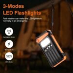 Purchase Photo voltaic Energy Financial institution 20000mAh In-built Hand Crank and 4 Cables,22.5W Quick Cost Energy Financial institution Photo voltaic Moveable Charger LEDs Flashlight,Quick Charging Battery Pack for Outside Tenting Survival Gear - Greatest Worth India | AskMeFlash - Image 6