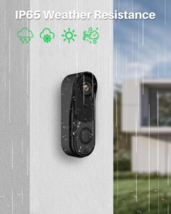 Purchase Video Doorbell Digital camera Wi-fi with AI Detection - Night time Imaginative and prescient, PIR Movement Alerts, Constructed-in Chime, IP65 Weatherproof, Cloud Storage - Greatest Worth India | AskMeFlash - Image 6