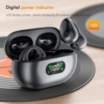 Purchase Open Ear Clip Headphones, Bone Conduction Headphones Wi-fi Earbuds Bluetooth 5.3 Sports activities Earphones Constructed-in Mic with Ear Hooks, IP7 Waterproof Health Ear Buds for Operating 1 - Greatest Value India | AskMeFlash - Image 2