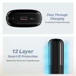 Purchase Boat Energyshroom PB400 Turbo X 20000 mAh 35W Tremendous Quick Charging, Compact Energy Financial institution, Sensible 12 Layer Safety (3X Output Ports, Helps Android, iPhone, Tablets, Earbuds, and many others.) (Sable Black) - Greatest Worth India | AskMeFlash - Image 8