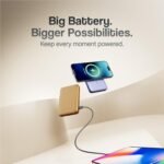Purchase Ambrane Qi2 Magsafe Wi-fi 10000mAh Powerbank, Quicker 15W Wi-fi Charging, Higher Magnetic Power, Low Warmth with Qi2 Licensed Expertise, Metallic Stand, for iPhone 12 or Later (MagSurge, Purple) - Finest Value India | AskMeFlash - Image 6