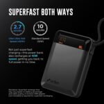 Purchase URBN 20000 mAh 65W Extremely Volt Energy Financial institution | Twin Output | PD + QC Suitable | LED Show | Two-Approach Quick Cost | Go-By means of Charging | for MacBook Air, iPhone, Samsung, Android & Extra (Gray) - Greatest Value India | AskMeFlash - Image 7