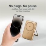 Purchase Ambrane Qi2 Magsafe Wi-fi 10000mAh Powerbank, Quicker 15W Wi-fi Charging, Higher Magnetic Power, Low Warmth with Qi2 Licensed Expertise, Metallic Stand, for iPhone 12 or Later (MagSurge, Purple) - Finest Value India | AskMeFlash - Image 3