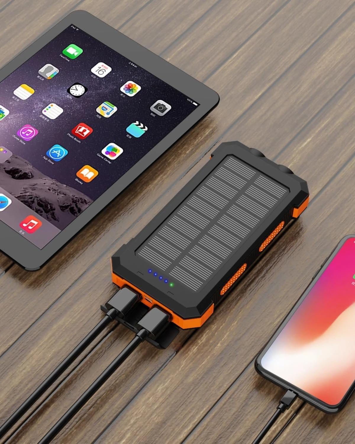 Purchase Waterproof Photo voltaic Energy Financial institution 20000mAh with Compass and Twin USB Ports Extremely Skinny Design - Finest Worth India | AskMeFlash
