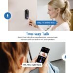 Purchase Wi-fi Video Doorbell Digital camera, 2.4G WiFi Solely, Indoor/Outside Surveillance, Sensible AI Human Detection, 2-Method Speak, Evening Imaginative and prescient, Dwell View, Cloud Storage (Offered Individually) - Finest Worth India | AskMeFlash - Image 4