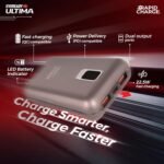 Purchase Eveready Ultima Energy Financial institution PB 21, 20,000mAh, 22.5W Quick Charging, Twin Output, USB-C & USB-A, Overcharging Safety, Appropriate with iPhone, Android & Qi Units, Contains Cable & Guarantee, Gray - Greatest Value India | AskMeFlash - Image 5