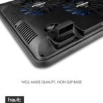 Purchase HAVIT Cooling Pad Pc Laptop computer Cooler with 3 Quiet Followers and a pair of USB Ports, Moveable Cooling Stand with LED Gentle for 15.6-17 Inch Laptop computer(Blue) - Greatest Value India | AskMeFlash - Image 8