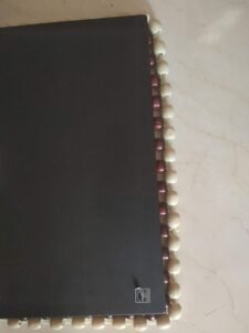 Purchase Q1 Beads Picket Beads Transportable Laptop computer Cooling pad for All Model's Laptop computer, Rectangular 40 x 25 cm (Normal, Golden Brown) - Finest Worth India | AskMeFlash - Image 4